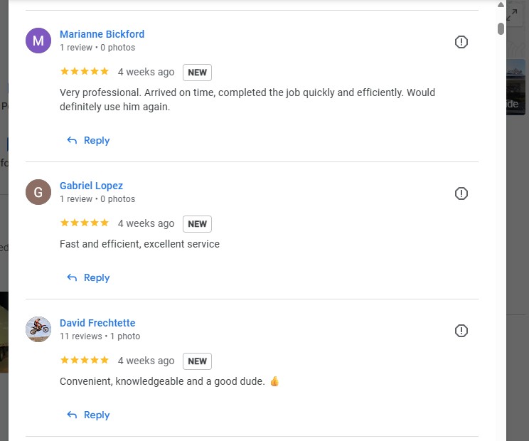 Customer truck review photo